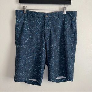 Adidas Ultimate 365 Golf Shorts Mens Size 32 All Over Logo Print golf tees